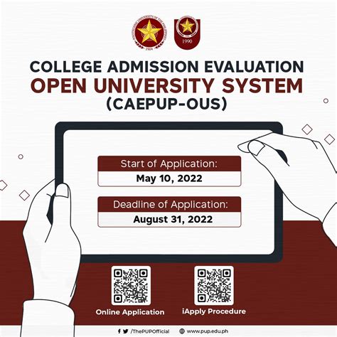 pup caepup ous|PUP Open University System .